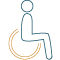 Icono Adaptado a discapacitados